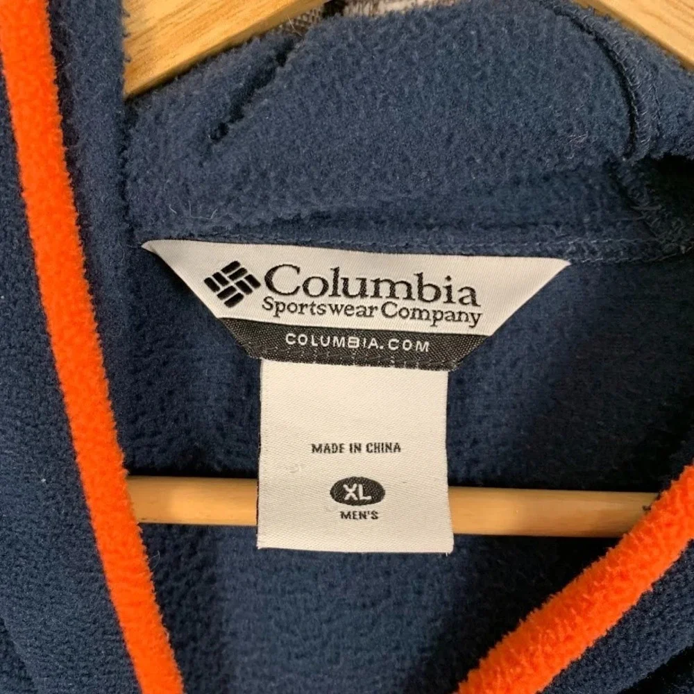 Auburn‎ Tigers NCAA Fleece Columbia Logo Pullover Hoodie Sweatshirt Men's XL